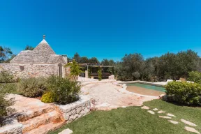 Luxury villa with private pool and trullo Borghetto Formica in Ostuni Puglia